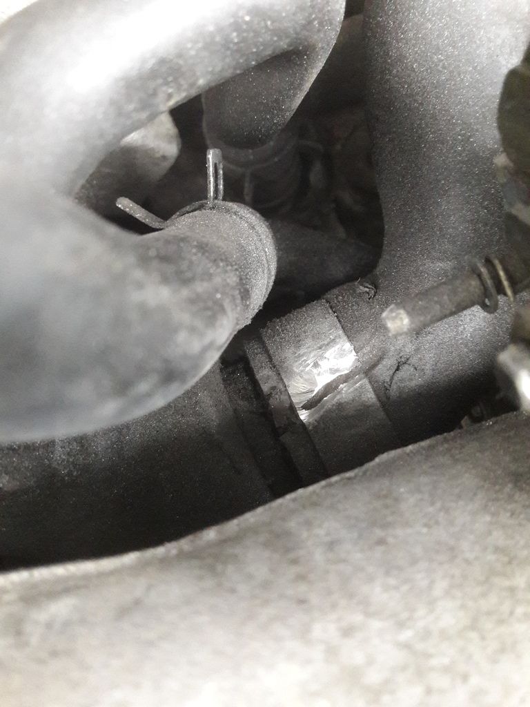 ('03'05) Started tmic install it can't get a hose clamp off... Stuck Subaru Forester Owners
